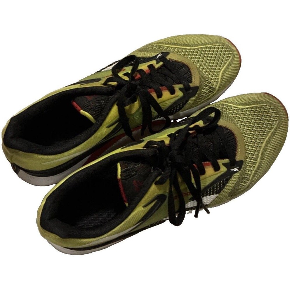 Reebok Nano X4 ~ 10.5 CrossFit Gym Workout Hyper Green Black Vector Red Sneakers